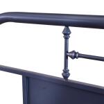 Vintage Series Queen Metal Bed- Navy Beds Beds 18