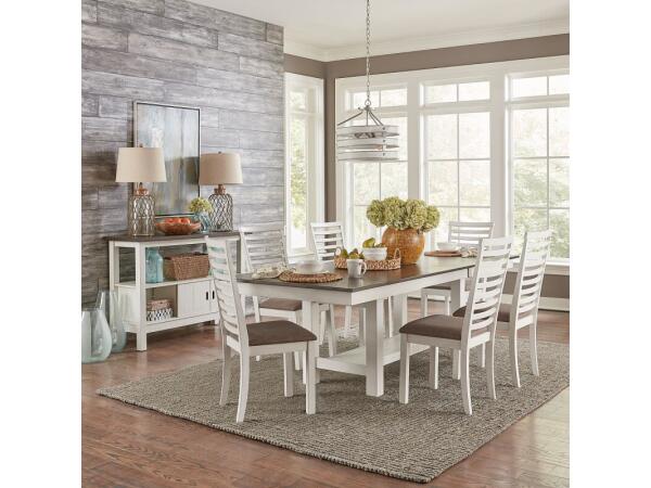 Brook Bay 7 Piece Trestle Table Set Dining Sets Dining Sets