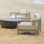 Borneo Outdoor Lounge Chair Outdoor Chairs Cream 44