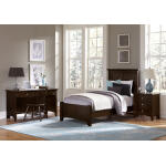 Bonanza Twin Mansion Bed – Merlo Finish Beds BB27 Merlot 13