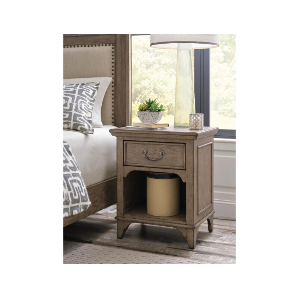b87d45a63383619da2ab1fbac2b4ee21 Carmine Laramy Nightstand - Image 1