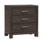 Modern Edge Nightstand w/ Charging Station - Image 2
