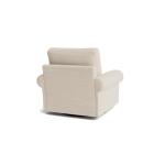 True Custom™ True CustomÂ® Large Roll Arm Swivel Chair Chairs Bassett Furniture 12