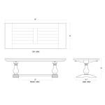 Trestle Dining Table - Image 11