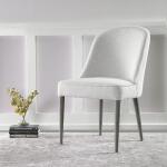 Brie Armless Chair, White, 2 Per Box, Priced Each Chairs Chairs 16