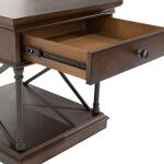 Tribeca Drawer End Table End tables Brown 21