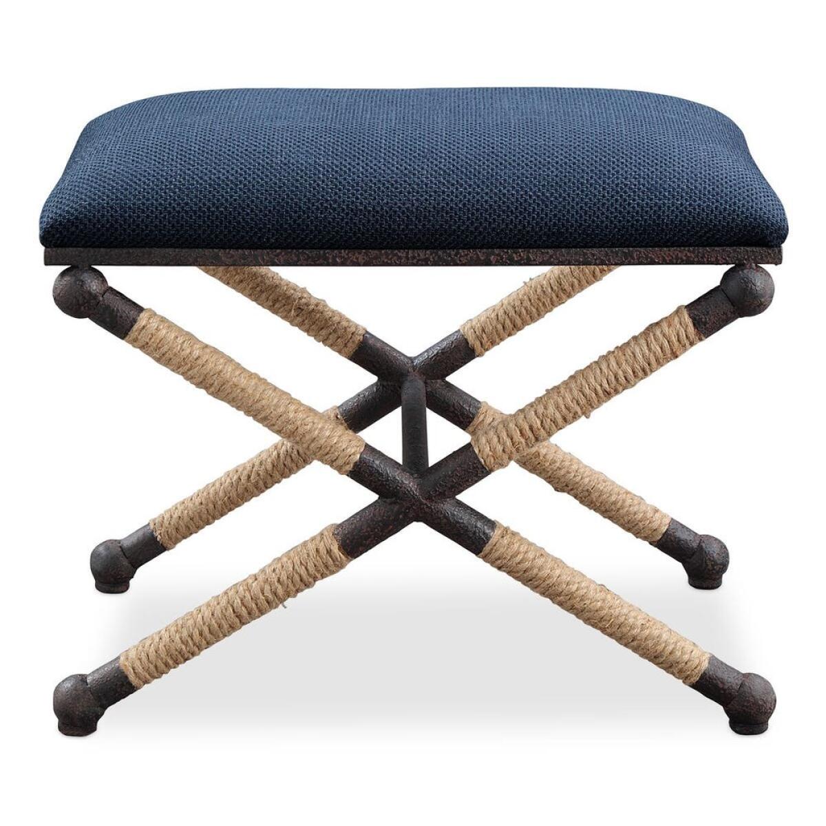 b9126ea8c26d64c337ec5dbc6937d54f Firth Small Bench, Navy - Image 1