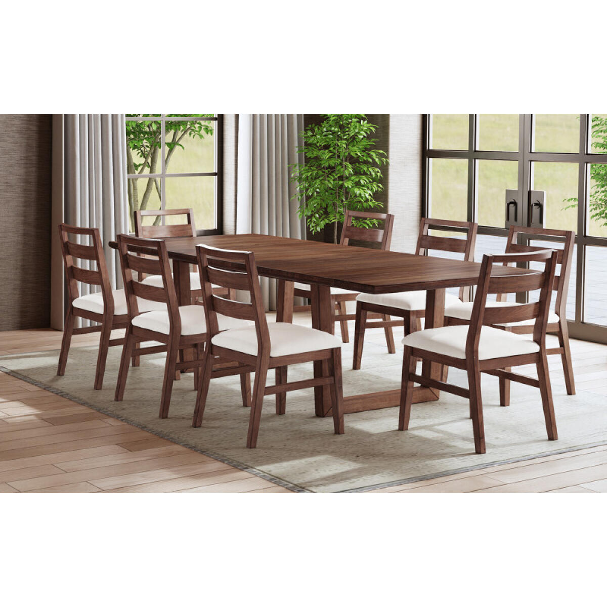 b91bbcc828e1f5610464687479bbf51f Voss Trestle Table - VOSSA6300 - Image 1