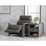 Wood Arm Recliner Recliners Brown 18