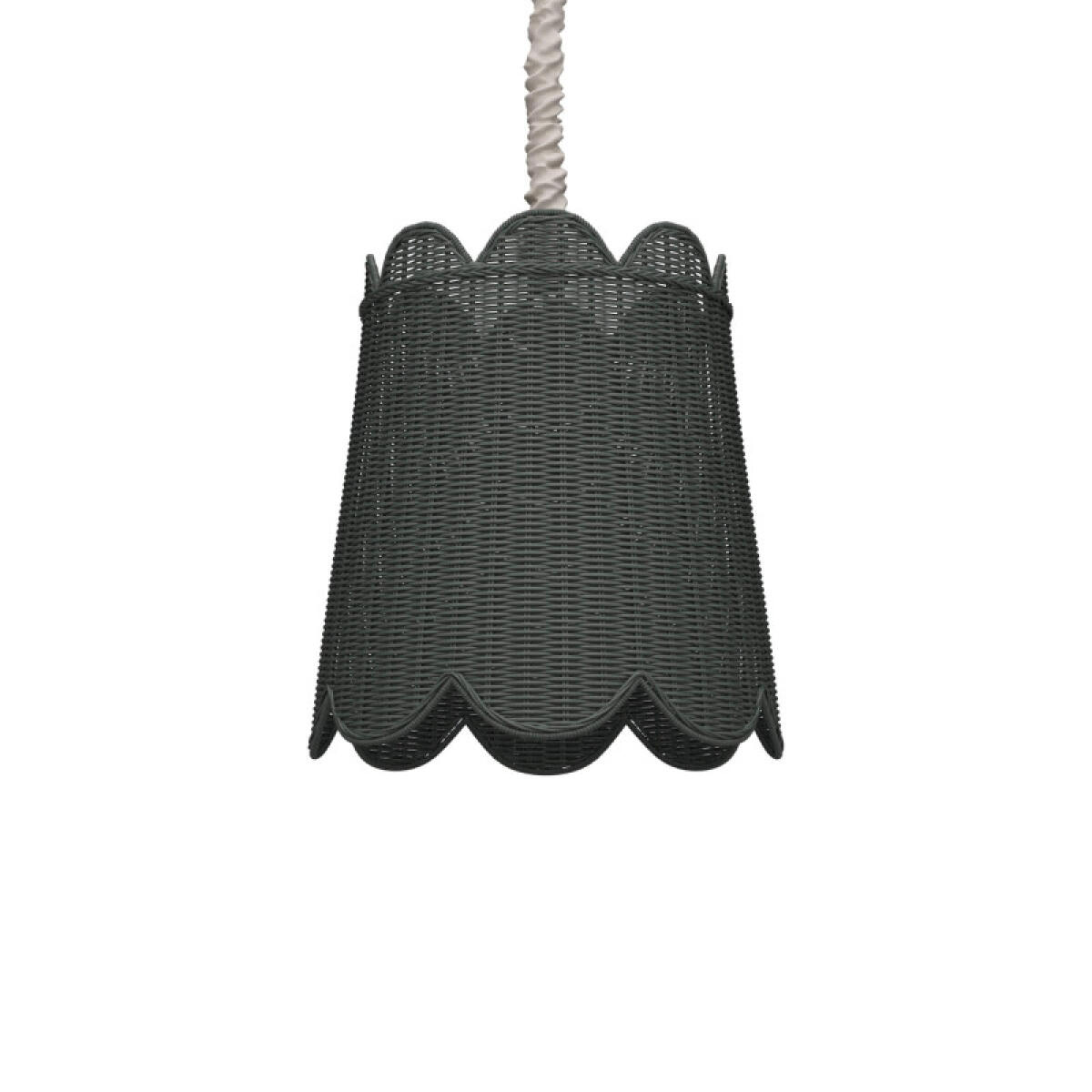 b9e72109c697c4a45c1102349cf23132 Scalloped Rattan Pendant - Image 1