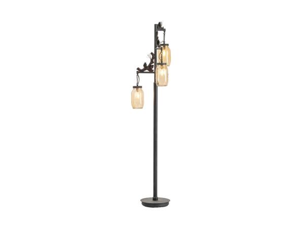 Fire Catcher Floor Lamp Lighting Bronze