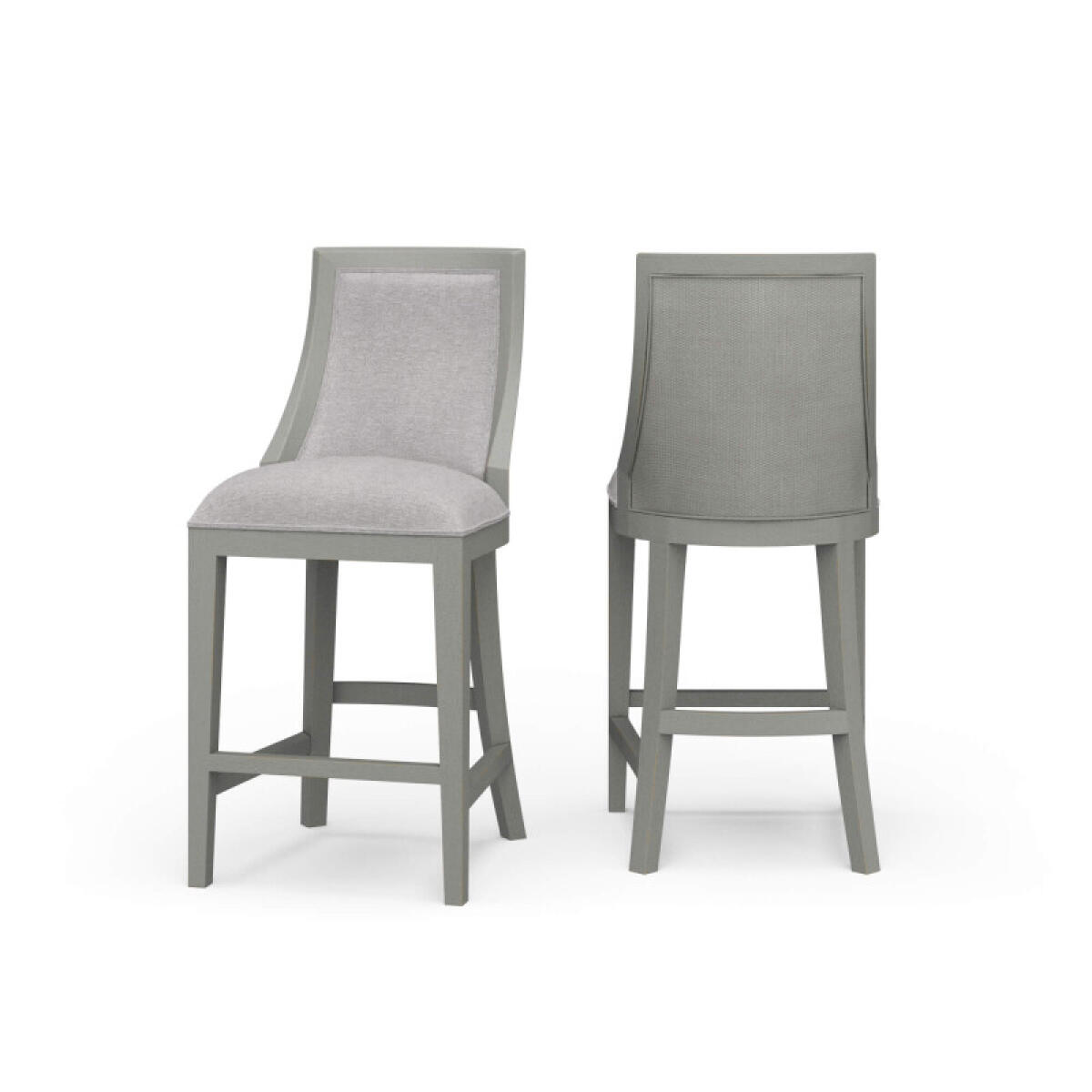 ba271b8b2a656070a53bacf7082c26b1 Monarch Counter Stool W/ Rattan Back - Image 1