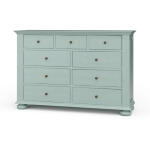Charleston 9 Drawer Dresser Dressers Blue 16