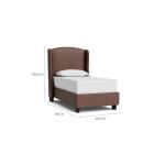 Paris Leather Upholstered Bed Beds Bassett Furniture 11