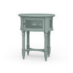 Montego Side Table W/ Rattan Door