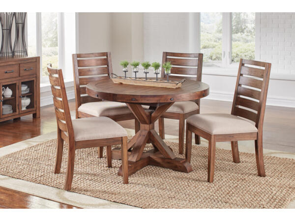 Anacortes Pedestal Table – ANASM6200 Dining Tables A-America