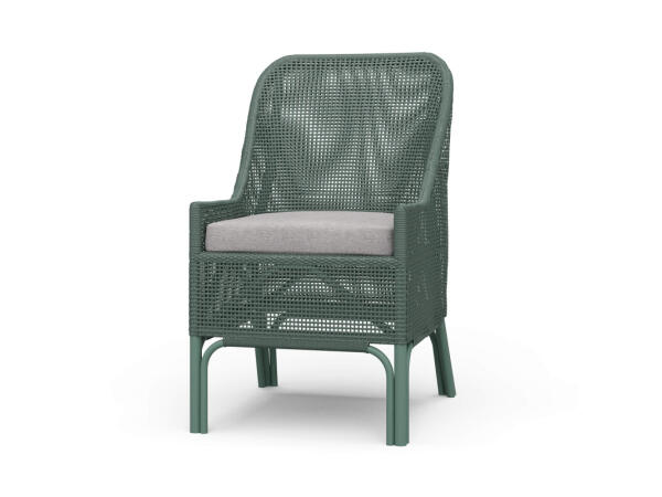 Cristo Rattan Dining Chair W/ Seat Cushion Chairs & Benches Bramble