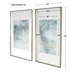 Undulating Oro Framed Prints, S/2 Art Art 15
