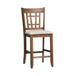 Santa Rosa 24 Inch Lattice Back Counter Chair Barstools Antique Honey 13