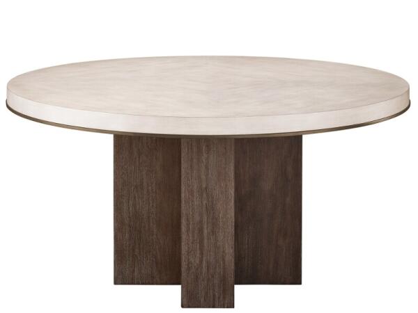 Erinn V x Universal Topanga Round Dining Table Dining Tables Cream 12