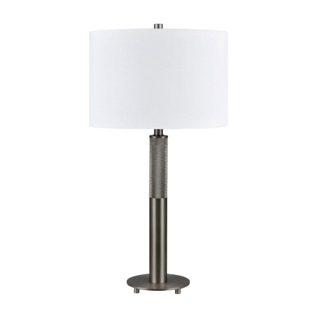 bb37a2f911358801ea825f8d257e3d2e Lochley Gunmetal Table Lamp - Image 1