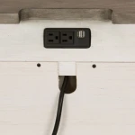 Abbey Park 2 Drawer Night Stand w/ Charging Station - Image 7