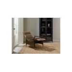 Maris Leather Manual Recliner with Wood Frame - Image 4