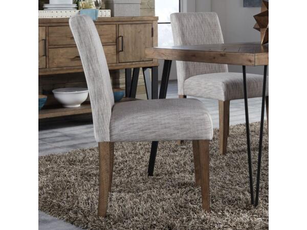 Horizons Uph Side Chair (RTA) Chairs & Benches Brown 2