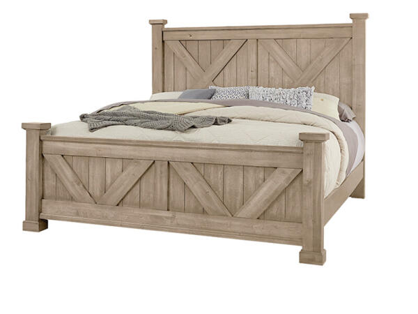 Cool Rustic X Bed with X footboard Beds Beds