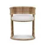 Hampton Rattan Dining Chair - Image 7