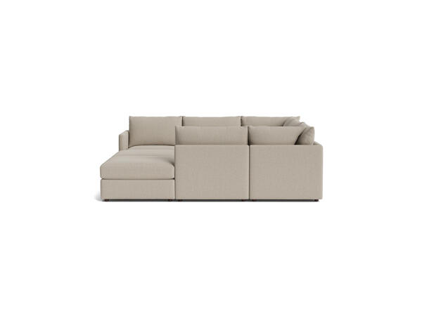 Beckham Thin Track Arm Modular Pit Sectional Sectionals Bassett Furniture