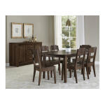 Crafted Cherry Dining by Ben & Erin Napier 94″ SURFBOARD TABLE Dining Tables Brown 15