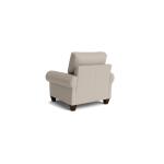 True Custom™ True Custom® Leather Large Panel Arm Accent Chair - Image 5