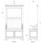Homestead Hallstand W/ Storage - Image 2