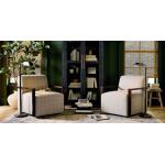 Creswell Wood Arm Swivel Chair Chairs Bassett Furniture 15