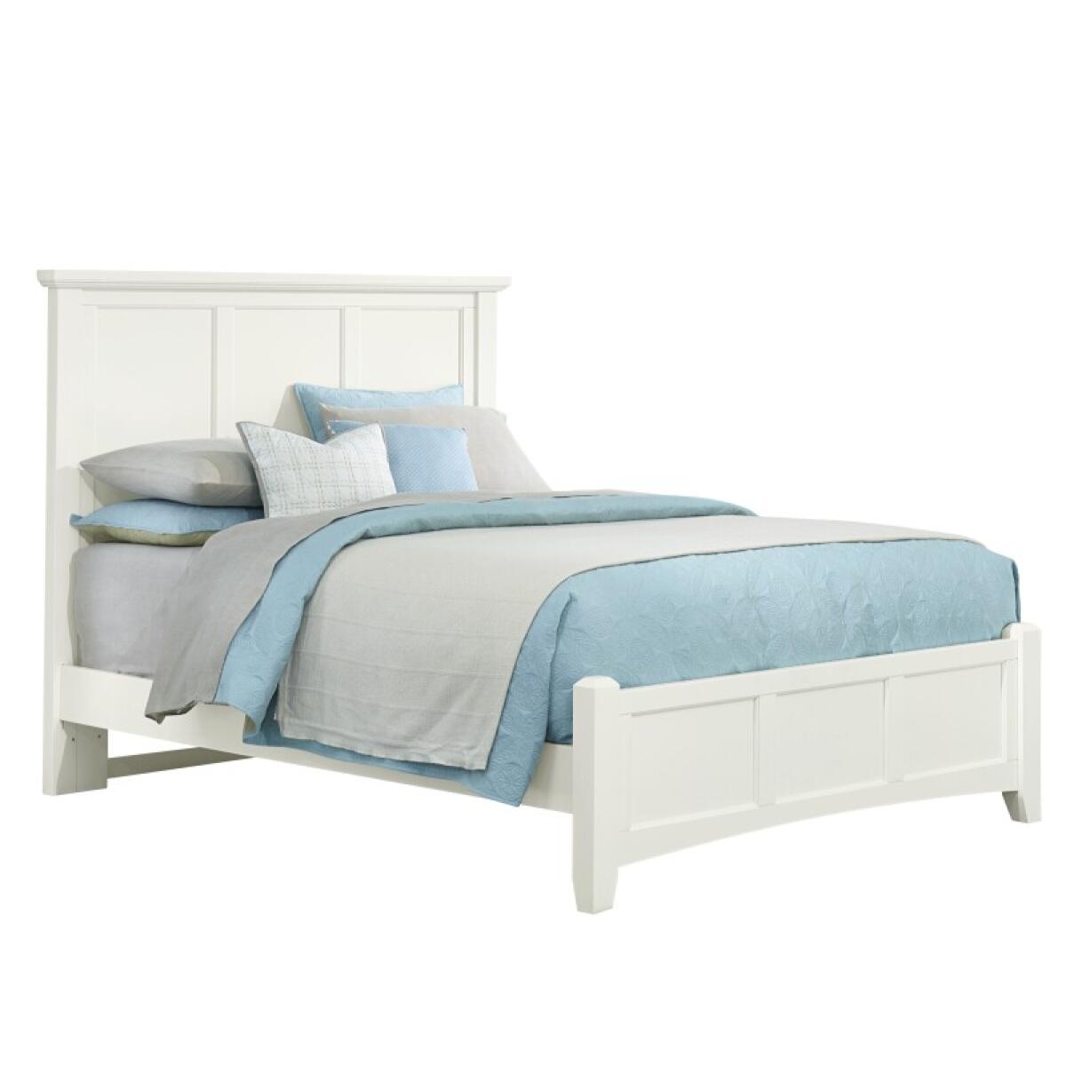 bc40d01d3597a94bf0e9b93e662f416a Bonanza Full, Queen & King Mansion Bed - White Finish - Image 1
