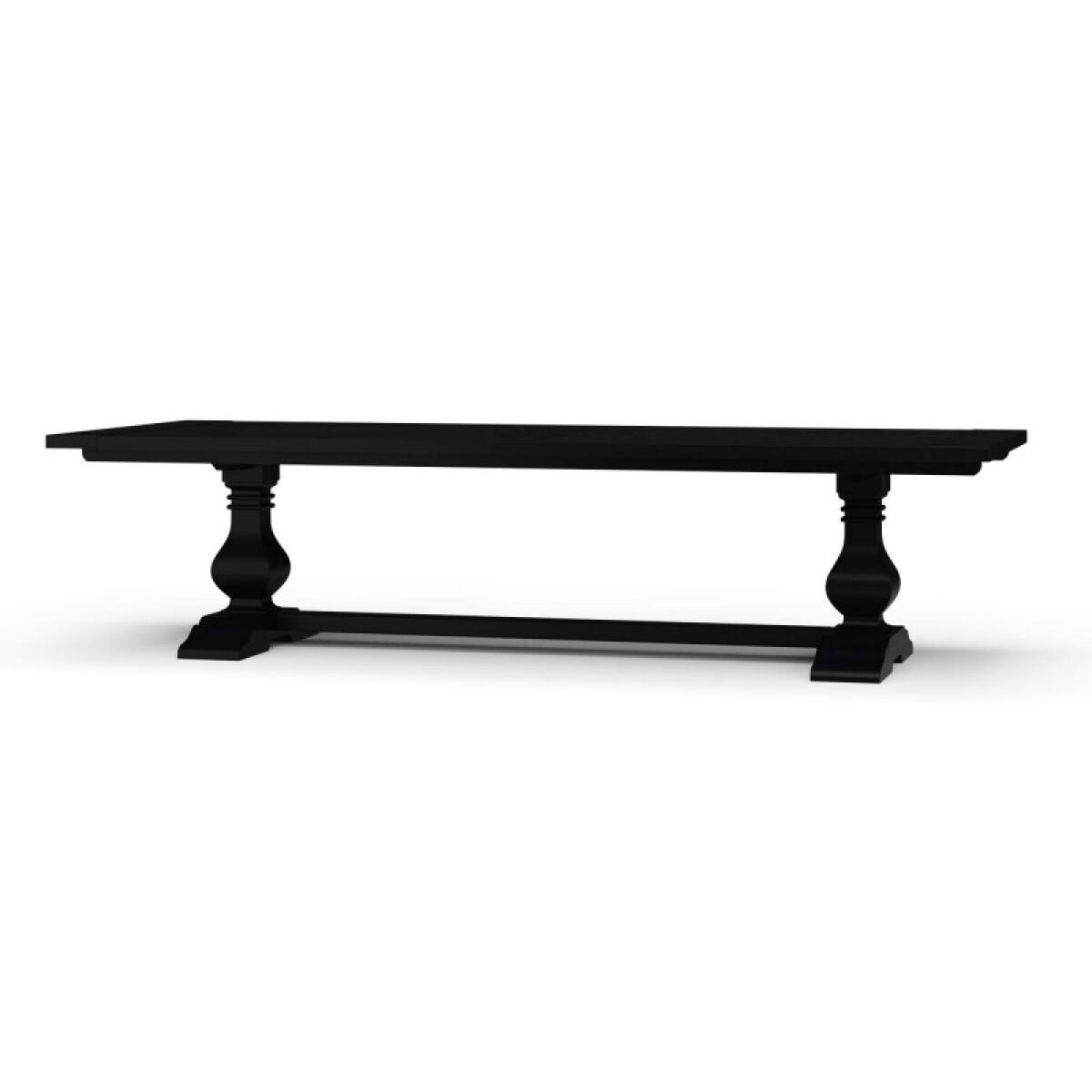 Trestle Dining Table Dining Tables Batavia Black 2 Trestle Dining Table Dining Tables Batavia Black 2