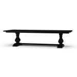 Crossbuck Live Edge Dining Table with Extendable Leaves Dining Tables Bassett Furniture 30