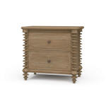 Milano 2 Drawer Bedside Table