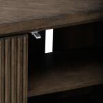 Cascade Falls 82 Inch TV Console Entertainment Stands Brown 25