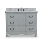 Provence Single Vanity W/ Sink & Marble Top Accent Furniture Accent Furniture 15