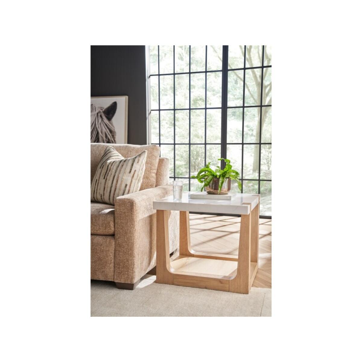 Modern Ellis End Table End tables Cream 2 Modern Ellis End Table End tables Cream 2
