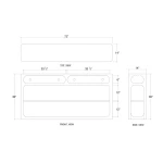Corte Open Console Table W/ 2 Drawers - Image 7