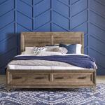 King Storage Bed, Dresser & Mirror, Night Stand - Image 4