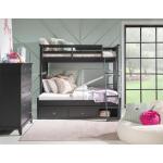 Complete Twin Over Full Bunk Bed Blacksmith Youth Beds Black 12