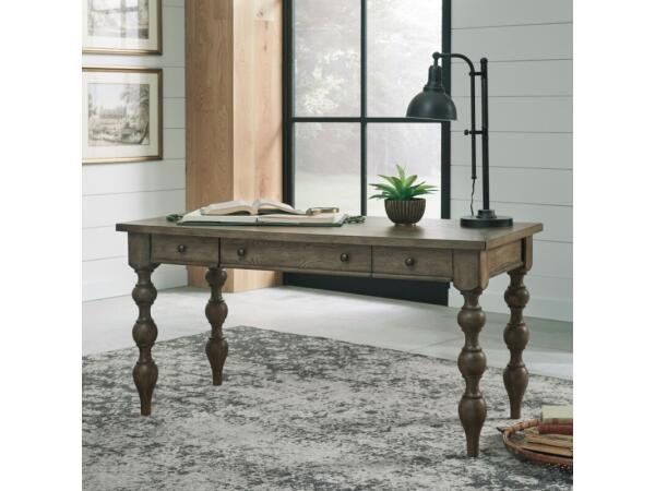 Americana Farmhouse Writing Desk Desks Brown