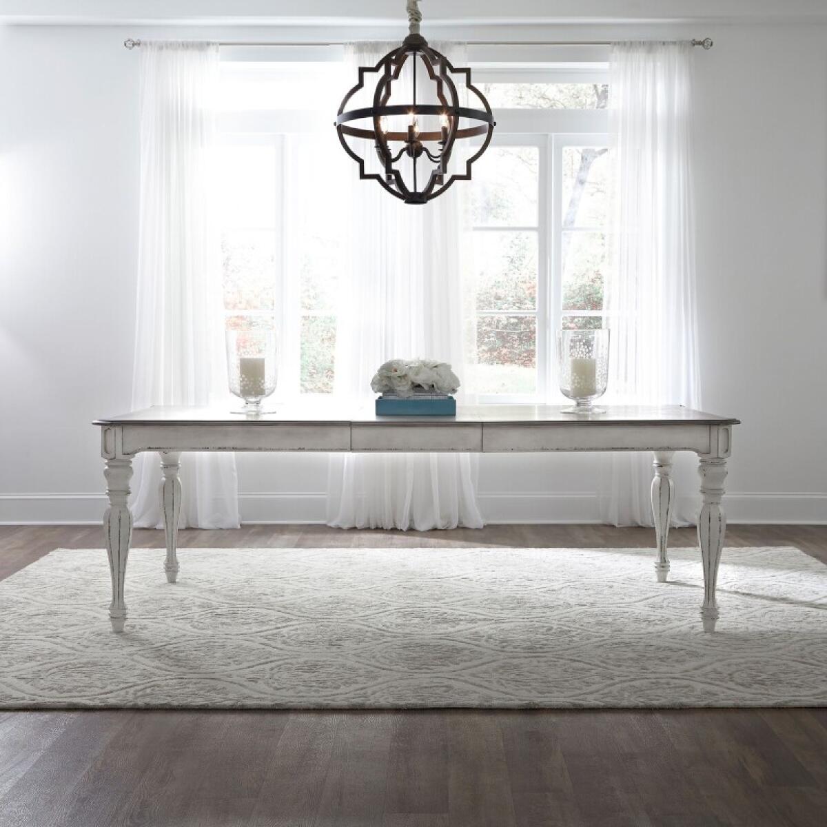 be1091de1b2716b800009a1476cf59f3 Magnolia Manor Rectangular Leg Table - Image 1