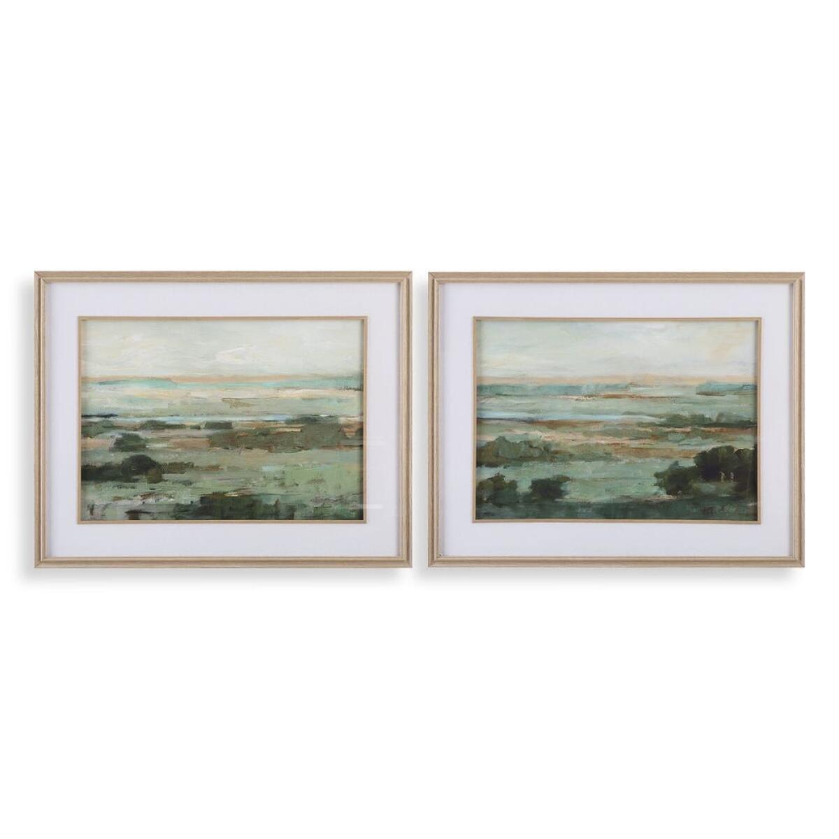 be16aaf943c045c41f02bb4d7ee453fd Warm Valley Framed Prints, S/2 - Image 1