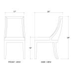 Monarch Dining Chair Chairs & Benches Bramble 13