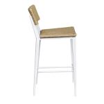 Calbas Outdoor Bar Stool, White - Image 8